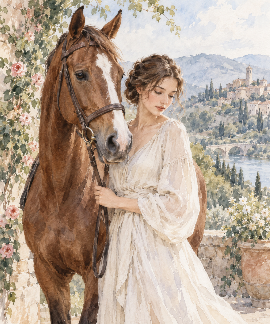 Woman with Horse